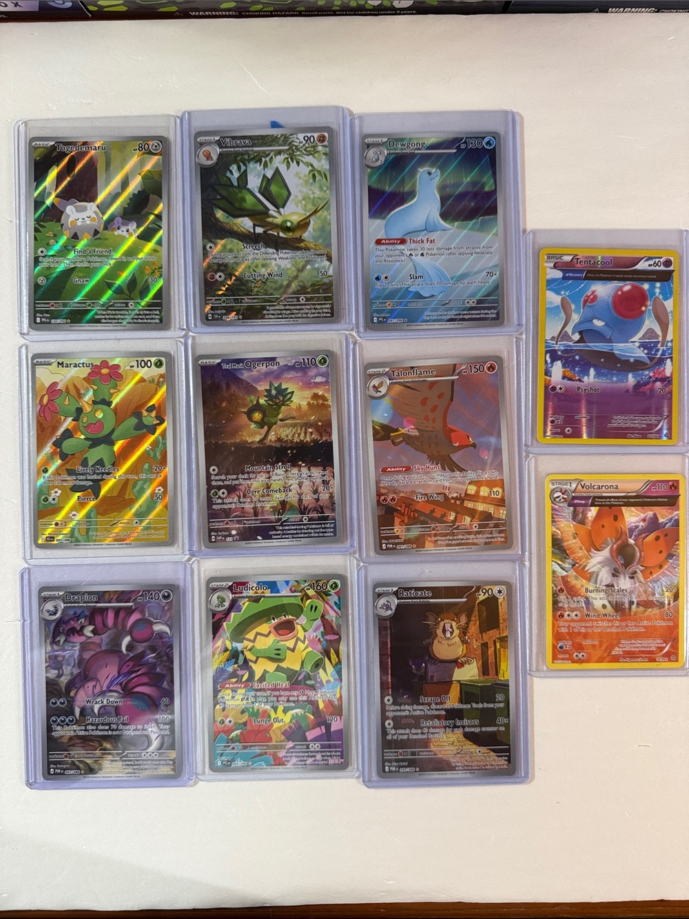 Pokemon Holo Trading Cards - Multicolor Foil Set